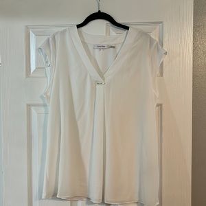 L white Calvin Klein Blouse